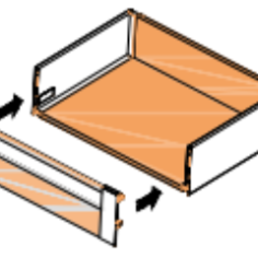 Lateral de Gaveta de Cozinha MONACO – Gaveta Interior